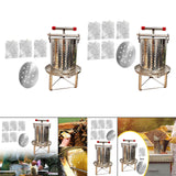 Maxbell Honey Extractor Beekeeping Supplies Crusher for Vinasse Honeycomb Oil Pomace 3 Filtration Meshes