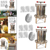 Maxbell Honey Extractor Beekeeping Supplies Crusher for Vinasse Honeycomb Oil Pomace 3 Filtration Meshes