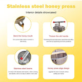 Maxbell Honey Extractor Beekeeping Supplies Crusher for Vinasse Honeycomb Oil Pomace 3 Filtration Meshes