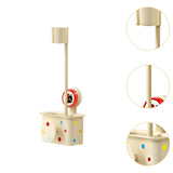Maxbell Hair Dryer Storage Rack Multipurpose with Suction Cup for Bedroom Hotel Door Red