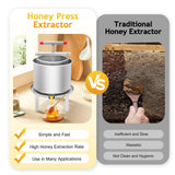 Maxbell Honey Press Machine T Shaped Handle Crusher for Vinasse Oil Pomace Honeycomb