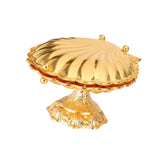Maxbell Seashell Fruit Bowl Portable Zinc Alloy Display for Living Room Parties Nuts 30cmx35cmx21cm
