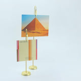 Maxbell Table Number Holder Metal Place Card Holder for Restaurants Home Anniversary Gold