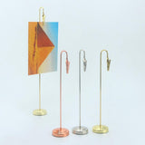 Maxbell Table Number Holder Metal Place Card Holder for Restaurants Home Anniversary Gold