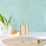 Maxbell Table Number Holder Metal Place Card Holder for Restaurants Home Anniversary Silver