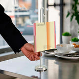 Maxbell Table Number Holder Metal Place Card Holder for Restaurants Home Anniversary Silver