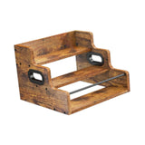 Maxbell Wine Rack Wooden 3 Tiered Cabinet Wine Holder for Living Room Cabinet Pantry