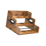Maxbell Wine Rack Wooden 3 Tiered Cabinet Wine Holder for Living Room Cabinet Pantry