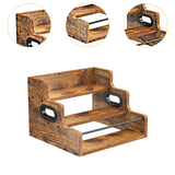 Maxbell Wine Rack Wooden 3 Tiered Cabinet Wine Holder for Living Room Cabinet Pantry