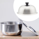 Maxbell 24.3cm Basting Cover Stainless Steel Grill Lid for Barbecue Grilling Outdoor