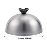 Maxbell Burger Cover Multifunctional Sturdy Round Pot Lid for BBQ Teppanyaki