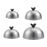Maxbell Burger Cover Multifunctional Sturdy Round Pot Lid for BBQ Teppanyaki