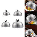 Maxbell Burger Cover Multifunctional Sturdy Round Pot Lid for BBQ Teppanyaki