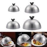 Maxbell Burger Cover Multifunctional Sturdy Round Pot Lid for BBQ Teppanyaki