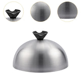Maxbell Burger Cover Multifunctional Sturdy Round Pot Lid for BBQ Teppanyaki