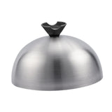 Maxbell Burger Cover Multifunctional Sturdy Round Pot Lid for BBQ Teppanyaki