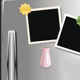 Maxbell Mini Vase Fridge Magnets Ceramic Flower Arrangement for Kitchen Cabinet Door Style A