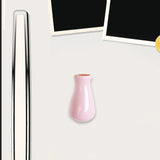Maxbell Mini Vase Fridge Magnets Ceramic Flower Arrangement for Kitchen Cabinet Door Style A