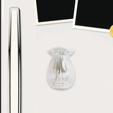 Maxbell Mini Vase Fridge Magnets Ceramic Flower Arrangement for Kitchen Cabinet Door Style C