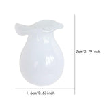 Maxbell Mini Vase Fridge Magnets Ceramic Flower Arrangement for Kitchen Cabinet Door Style D
