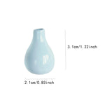 Maxbell Mini Vase Fridge Magnets Ceramic Flower Arrangement for Kitchen Cabinet Door Style E