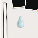Maxbell Mini Vase Fridge Magnets Ceramic Flower Arrangement for Kitchen Cabinet Door Style E