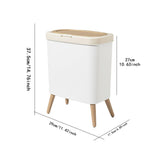 Maxbell Press Type Trash Can Dustbin   Garbage Bin