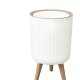 Maxbell Garbage Can Practical Minimalist 8L Lidded Trash Can for Office Home Bedroom