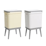 Maxbell Garbage Can with Legs Fashion High Foot Dustbin for Guestroom Office