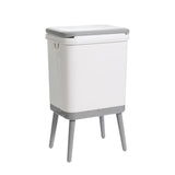 Maxbell Garbage Can with Legs Fashion High Foot Dustbin for Guestroom Office