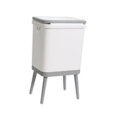 Maxbell Garbage Can with Legs Fashion High Foot Dustbin for Guestroom Office