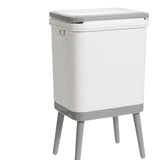Maxbell Garbage Can with Legs Fashion High Foot Dustbin for Guestroom Office