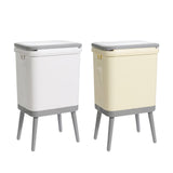 Maxbell Garbage Can with Legs Fashion High Foot Dustbin for Guestroom Office