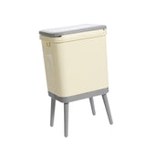 Maxbell Garbage Can with Legs Fashion High Foot Dustbin for Guestroom Office