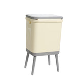 Maxbell Garbage Can with Legs Fashion High Foot Dustbin for Guestroom Office