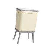 Maxbell Garbage Can with Legs Fashion High Foot Dustbin for Guestroom Office