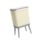 Maxbell Garbage Can with Legs Fashion High Foot Dustbin for Guestroom Office