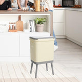 Maxbell Garbage Can with Legs Fashion High Foot Dustbin for Guestroom Office
