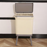Maxbell Garbage Can with Legs Fashion High Foot Dustbin for Guestroom Office