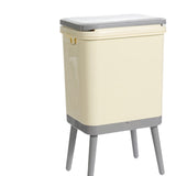 Maxbell Garbage Can with Legs Fashion High Foot Dustbin for Guestroom Office