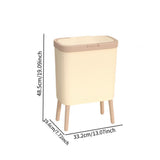 Maxbell Trash Can with Lid Multifunction Waste Basket for Office Living Room Kitchen