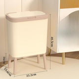 Maxbell Trash Can with Lid Multifunction Waste Basket for Office Living Room Kitchen
