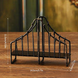 Maxbell Iron Napkin Holder Metal Napkin Storage Organizer for Hotel Home Coffee Shop Napkin Holder