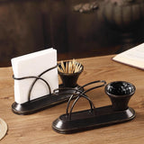 Maxbell Iron Napkin Holder Metal Napkin Storage Organizer for Hotel Home Coffee Shop Napkin Picks Holder