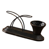 Maxbell Iron Napkin Holder Metal Napkin Storage Organizer for Hotel Home Coffee Shop Napkin Picks Holder