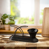 Maxbell Iron Napkin Holder Metal Napkin Storage Organizer for Hotel Home Coffee Shop Napkin Picks Holder