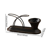 Maxbell Iron Napkin Holder Metal Napkin Storage Organizer for Hotel Home Coffee Shop Napkin Picks Holder