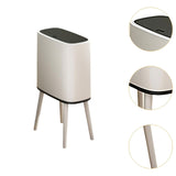 Maxbell Trash Can with Lid Tall Modern Wastebasket for Bedroom Household Kitchen