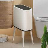 Maxbell Trash Can with Lid Tall Modern Wastebasket for Bedroom Household Kitchen