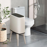 Maxbell Trash Can with Lid Tall Modern Wastebasket for Bedroom Household Kitchen